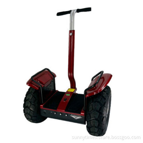 Personal transporter with self balancing function, two wheels, low noise, dynamic silicone battery